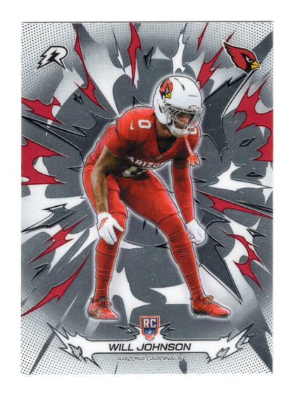 2025 Topps Resurgence Will Johnson Card Rookie Arizona Cardinals