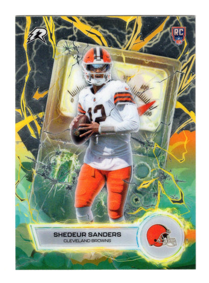 2025 Topps Resurgence Shedeur Sanders Card Voltaic Cleveland Browns