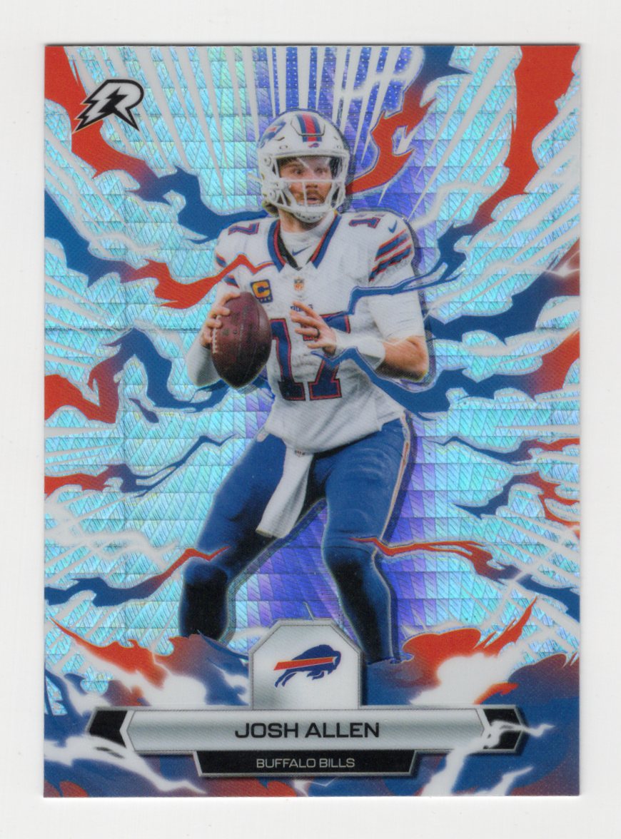 2025 Topps Resurgence Josh Allen Card Prism Refractor Buffalo Bills