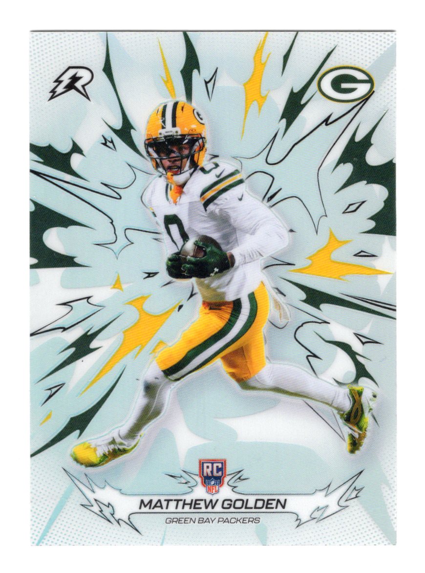 2025 Topps Resurgence Matthew Golden Card Refractor Green Bay Packers