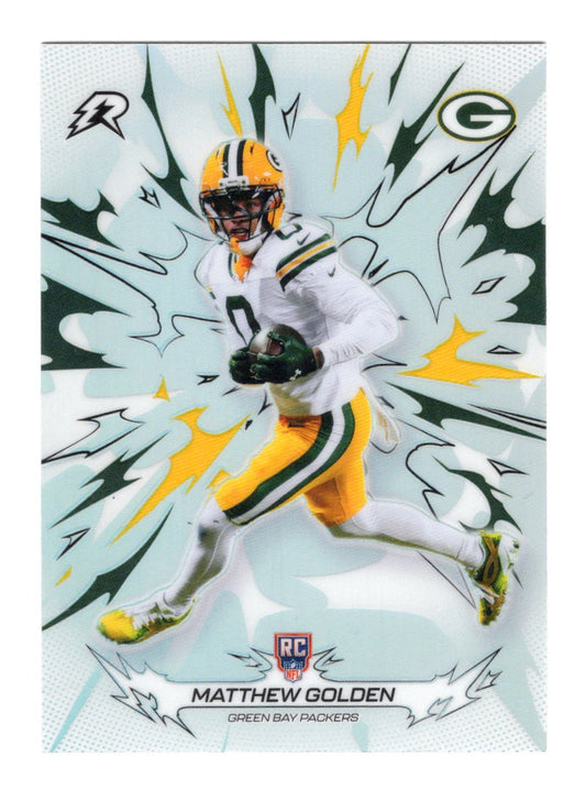 2025 Topps Resurgence Matthew Golden Card Refractor Green Bay Packers
