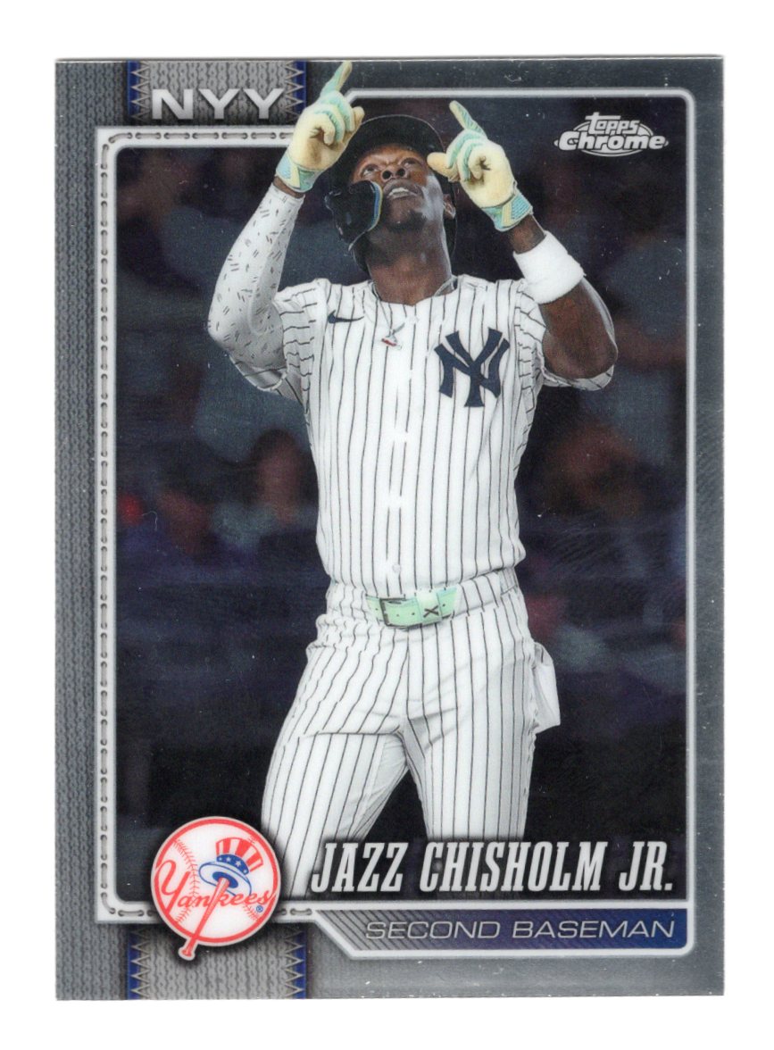 2026 Topps Chrome Jazz Chisholm Jr. Card New York Yankees
