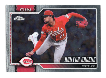 2026 Topps Chrome Hunter Greene Card Cincinnati Reds