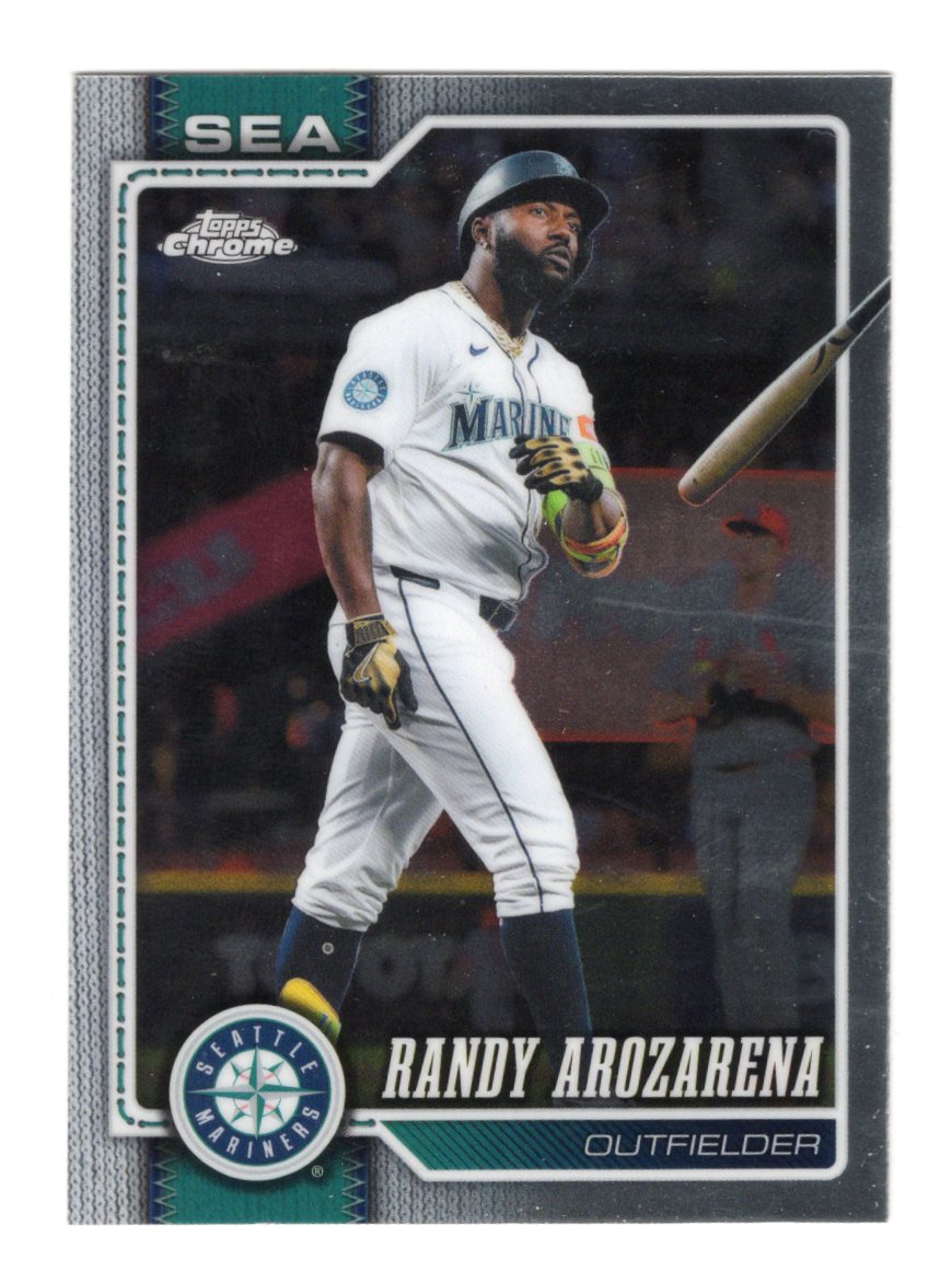 2026 Topps Chrome Randy Arozarena Card Seattle Mariners