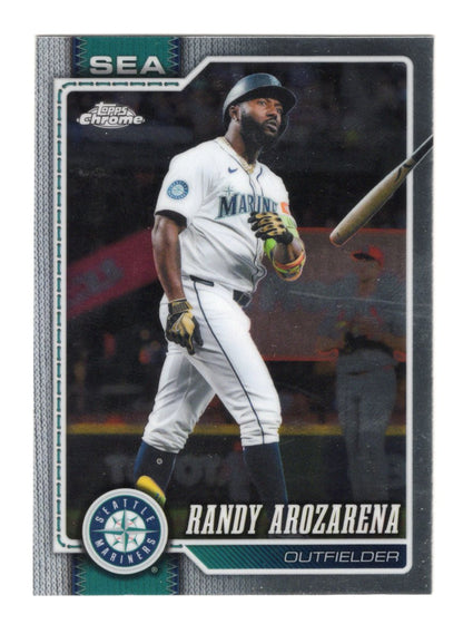2026 Topps Chrome Randy Arozarena Card Seattle Mariners