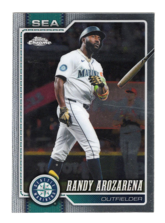 2026 Topps Chrome Randy Arozarena Card Seattle Mariners