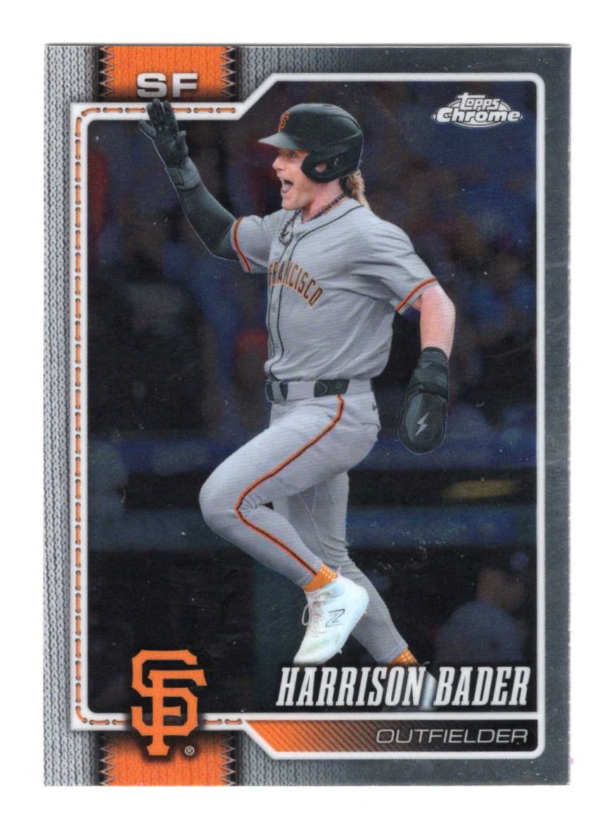 2026 Topps Chrome Harrison Bader Card San Francisco Giants