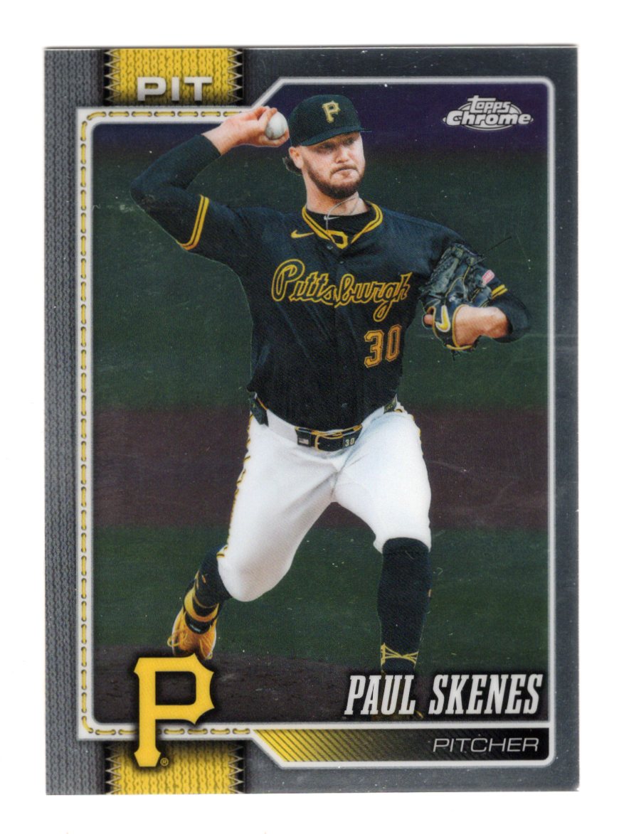 2026 Topps Chrome Paul Skenes Card Pittsburgh Pirates