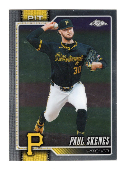 2026 Topps Chrome Paul Skenes Card Pittsburgh Pirates