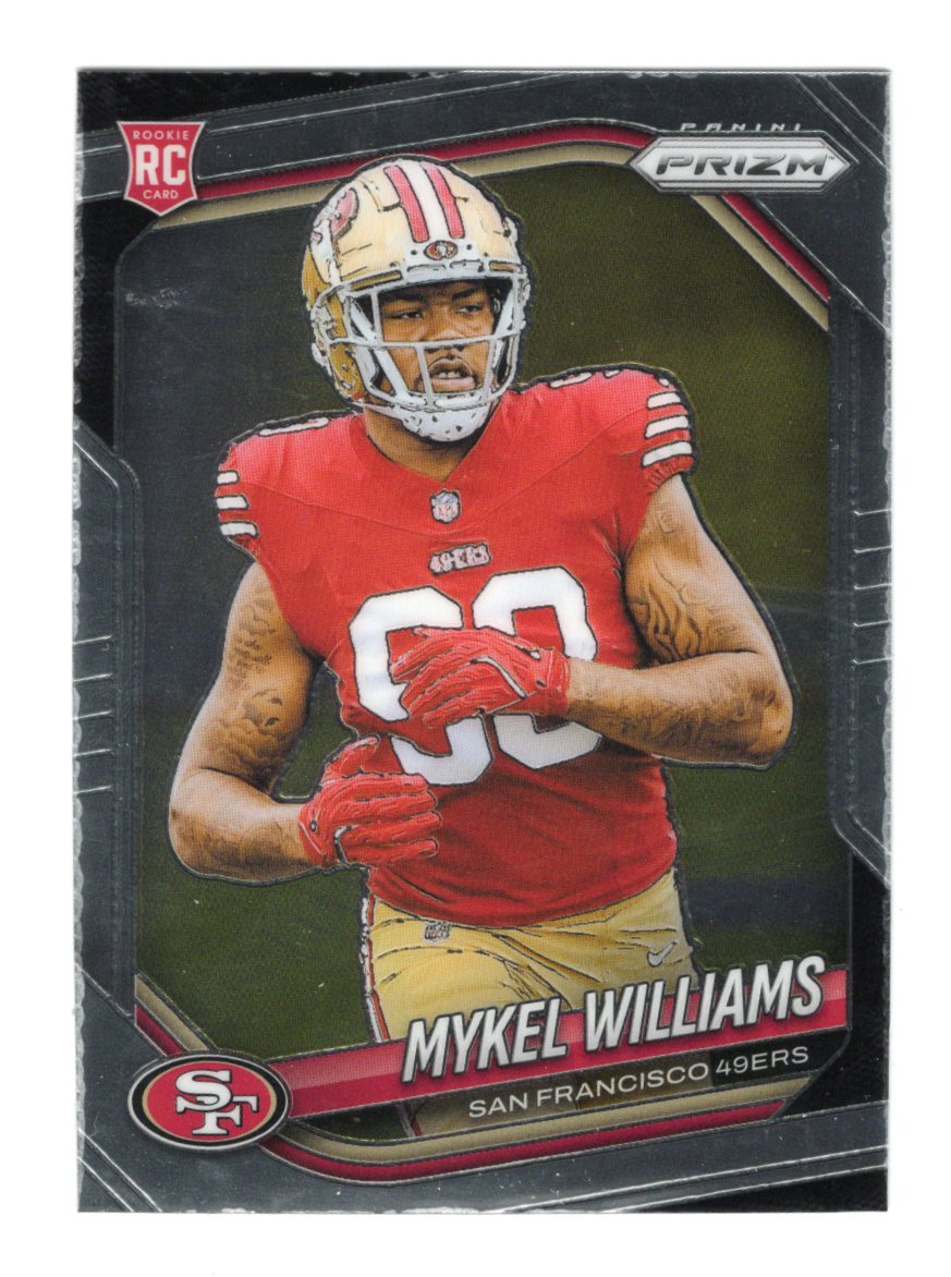 2025 Panini Prizm Mykel Williams Card Rookie San Francisco 49ers