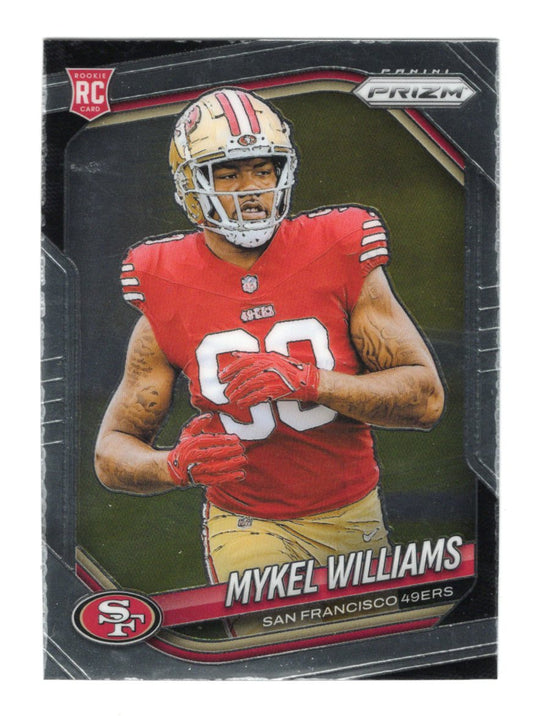 2025 Panini Prizm Mykel Williams Card Rookie San Francisco 49ers