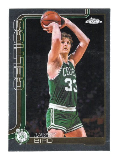 2025-26 Topps Chrome Update Larry Bird #143 Boston Celtics Hall of Fame
