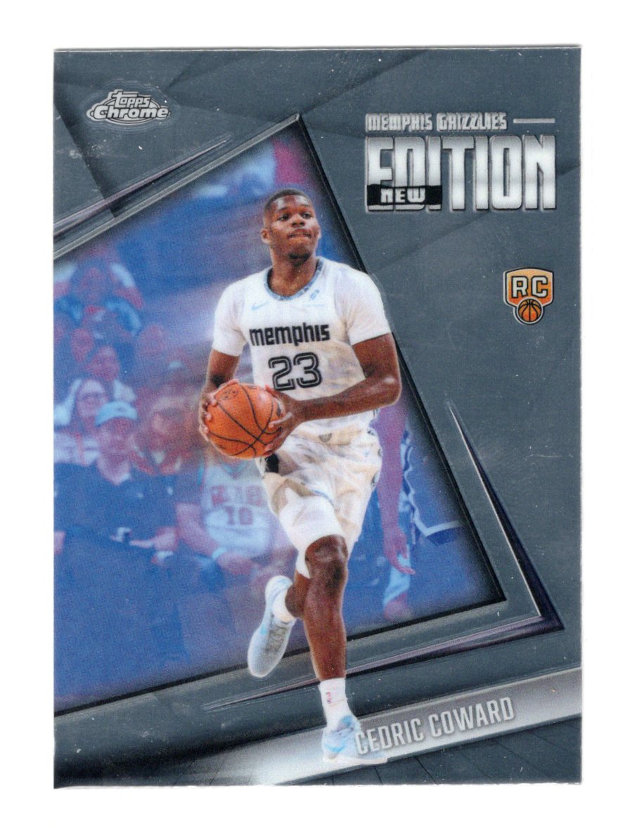 2025-26 Topps Chrome Update Cedric Coward New Edition RC #GR-19 Grizzlies