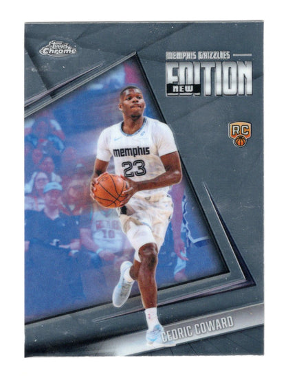 2025-26 Topps Chrome Update Cedric Coward New Edition RC #GR-19 Grizzlies