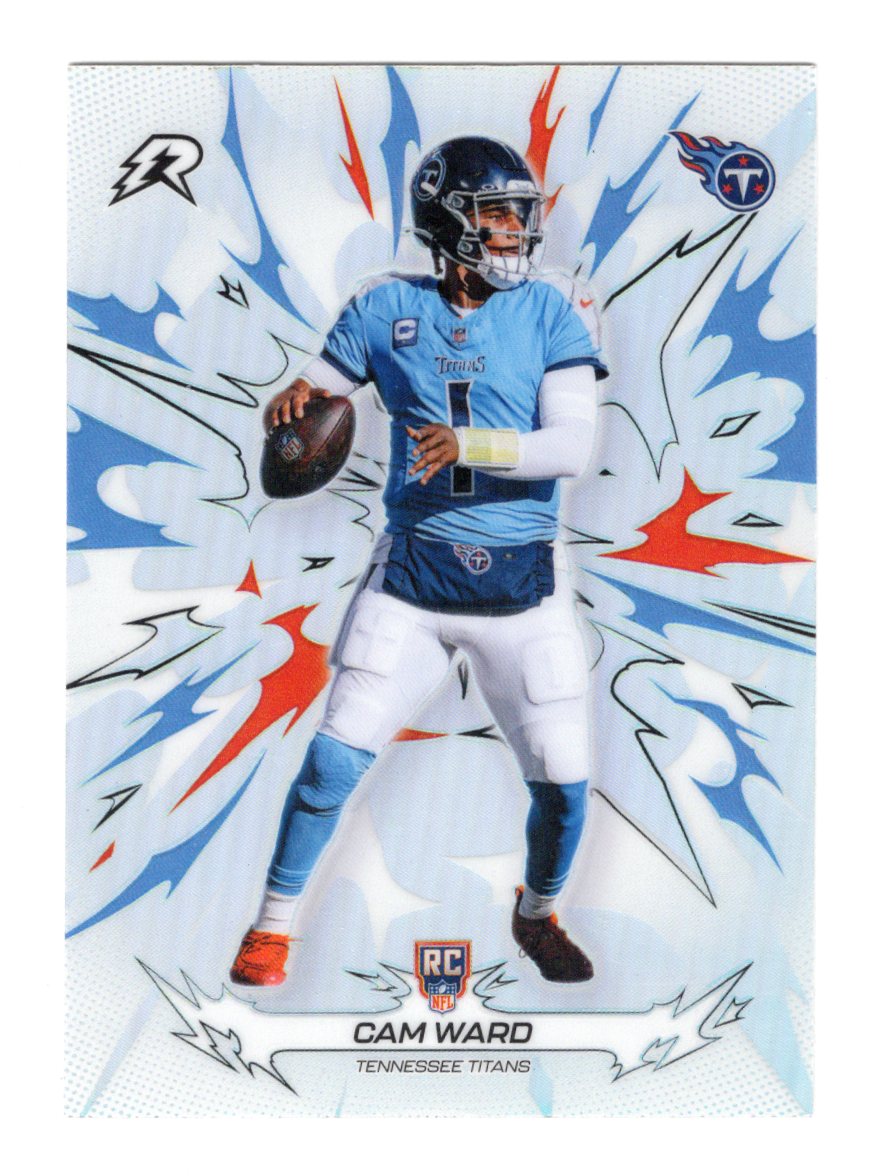 2025 Topps Resurgence Cam Ward Card Refractor Tennessee Titans