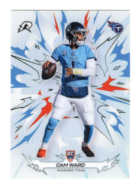 2025 Topps Resurgence Cam Ward Card Refractor Tennessee Titans