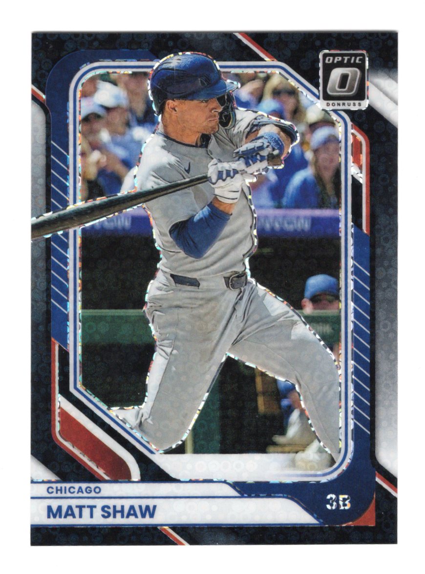 2026 Donruss Matt Shaw Card Optic Circles Chicago Cubs