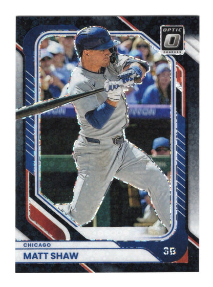 2026 Donruss Matt Shaw Card Optic Circles Chicago Cubs