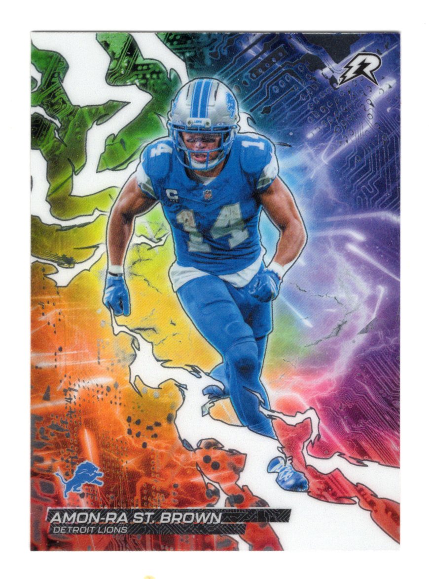2025 Topps Resurgence Amon-Ra St. Brown Card Circuit Breakers Detroit Lions