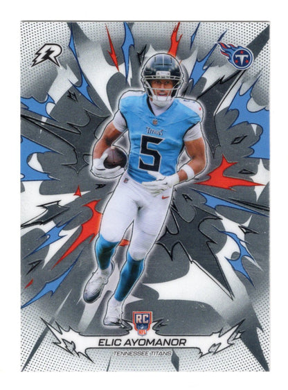 2025 Topps Resurgence Elic Ayomanor Card Rookie Tennessee Titans
