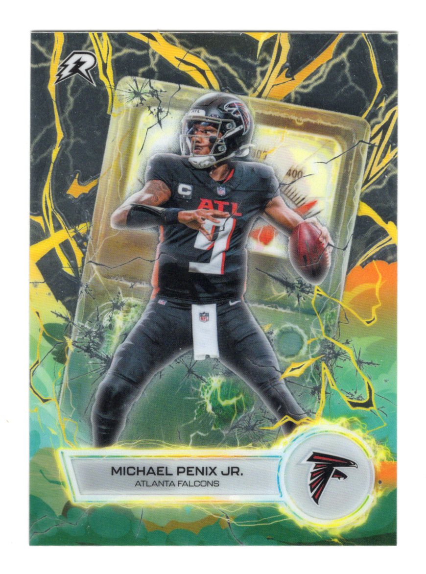 2025 Topps Resurgence Michael Penix Jr. Card Voltaic Atlanta Falcons