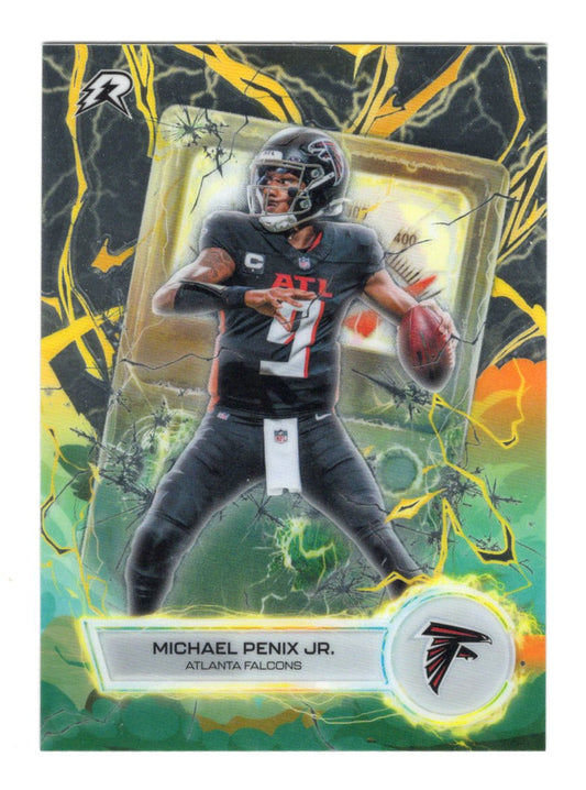 2025 Topps Resurgence Michael Penix Jr. Card Voltaic Atlanta Falcons