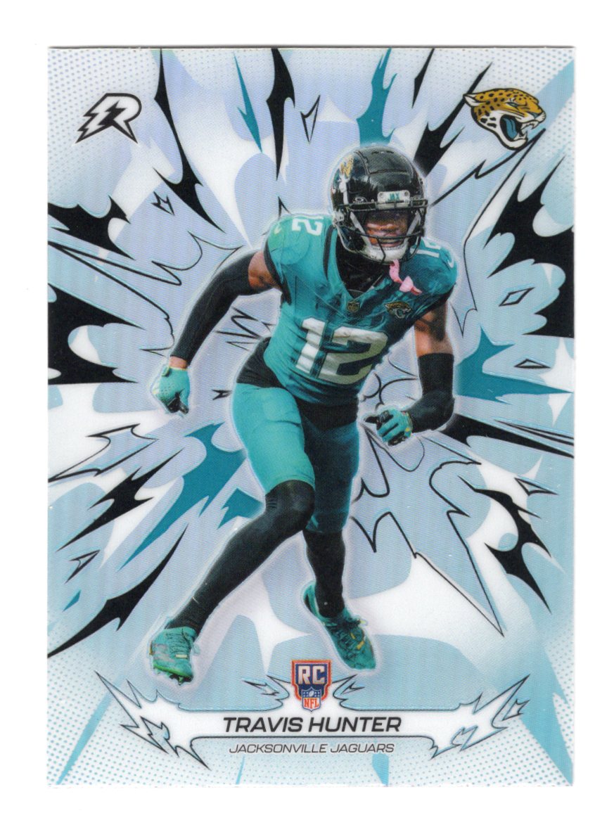 2025 Topps Resurgence Travis Hunter Card Refractor Jacksonville Jaguars