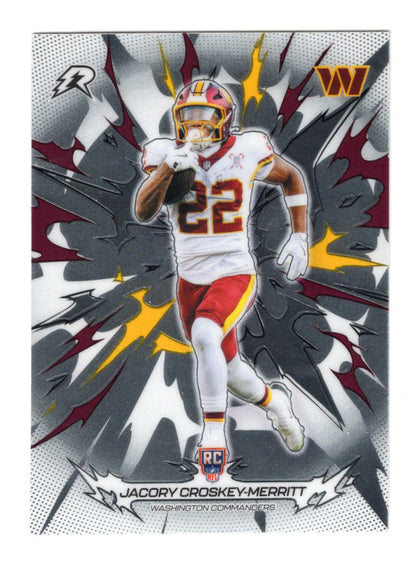 2025 Topps Resurgence Jacory Croskey-Merritt Card Rookie Washington Commanders