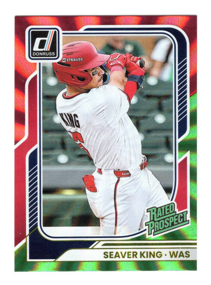 2026 Donruss Seaver King Card Signature Series Red and Green Lazer