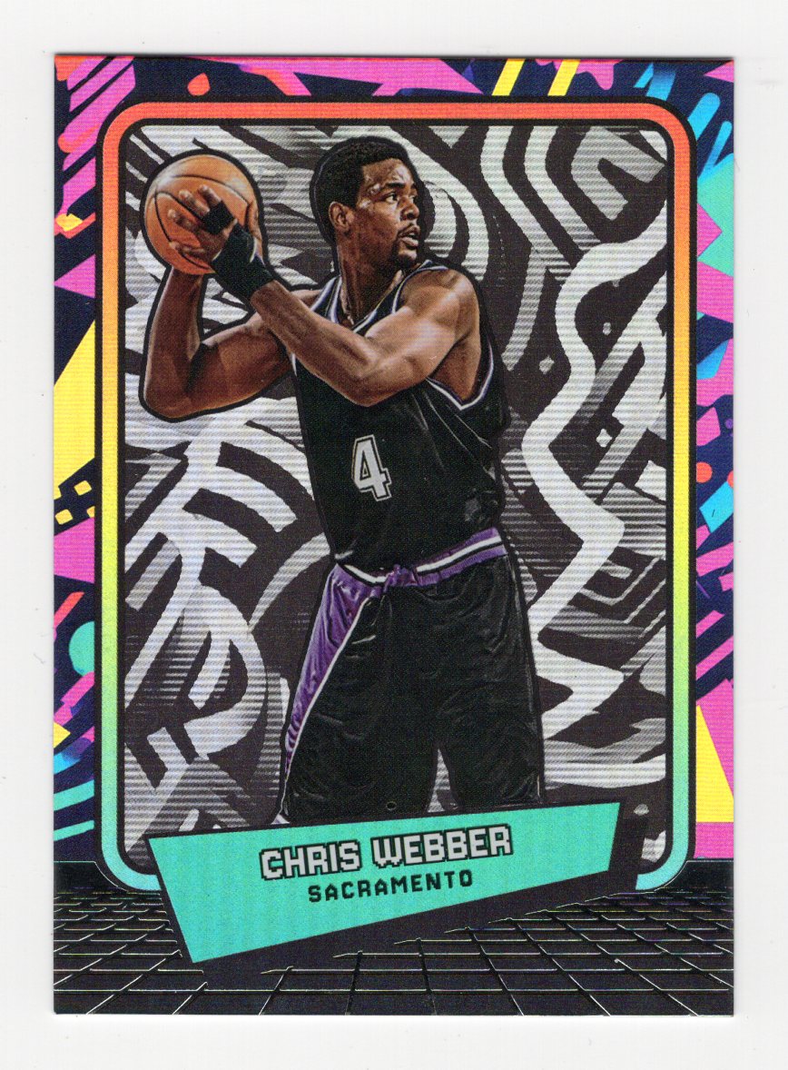 2026 Panini Decades 90s Pop Culture Chris Webber Foil #72 Sacramento Kings HOF