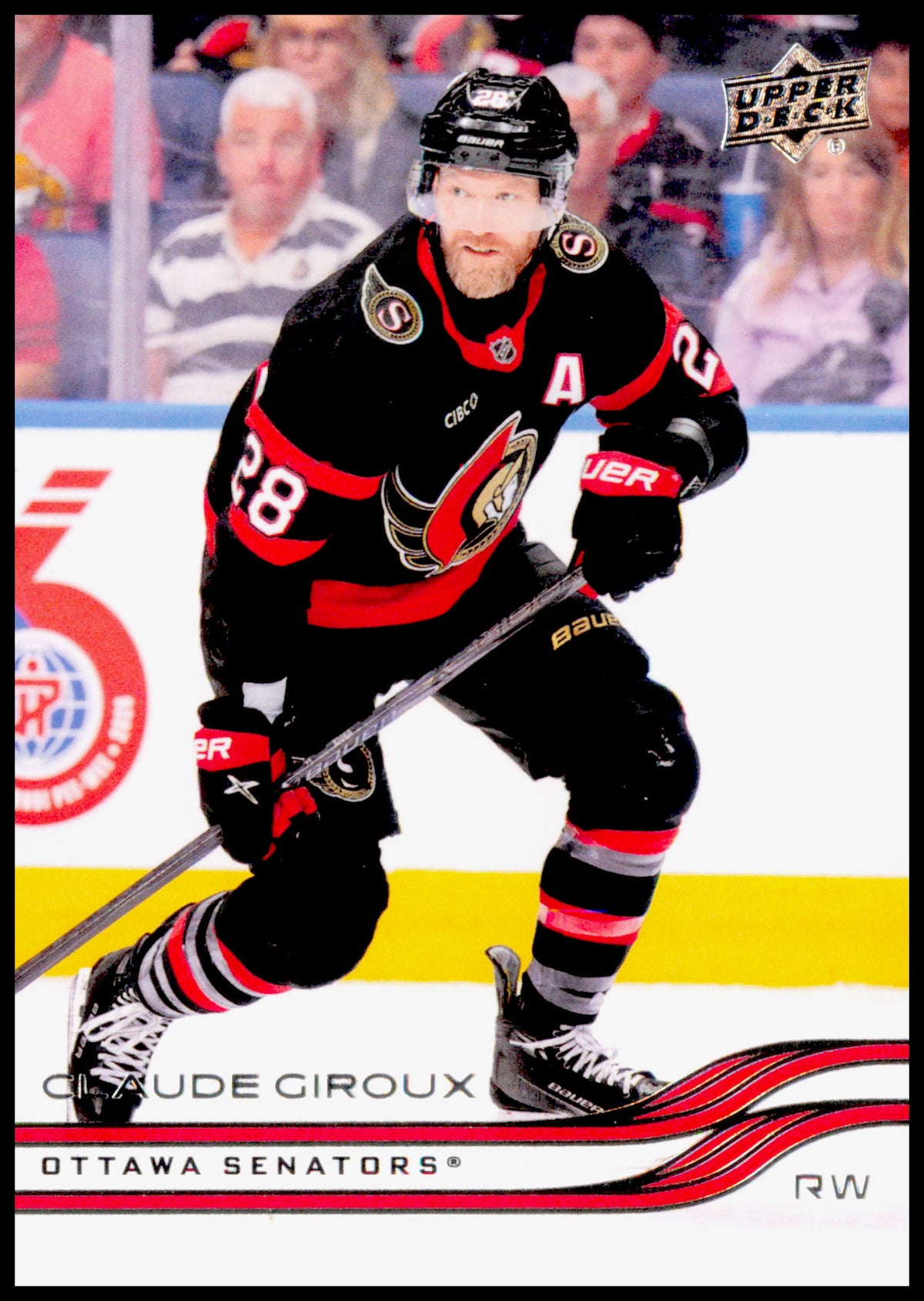 2025-26 Upper Deck Claude Giroux Card Ottawa Senators