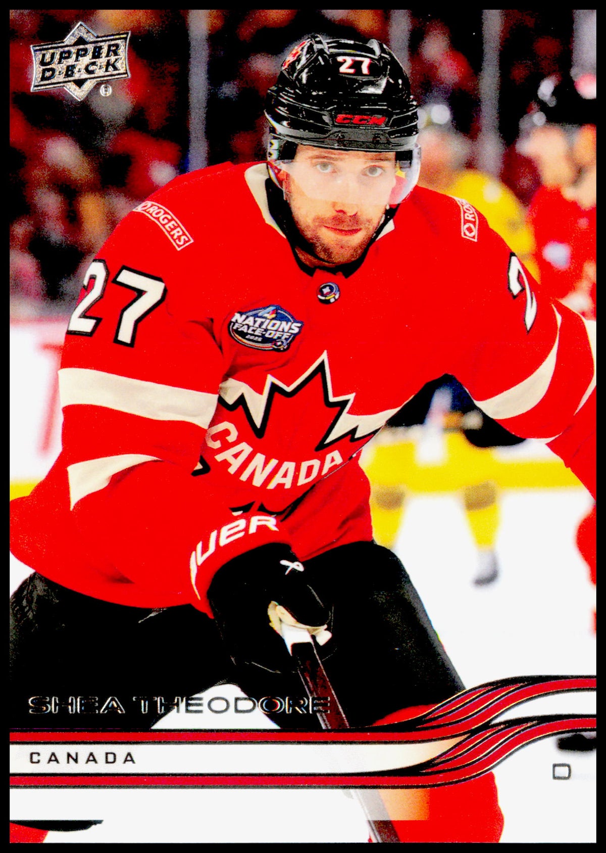 2025-26 Upper Deck Shea Theodore Card Canada