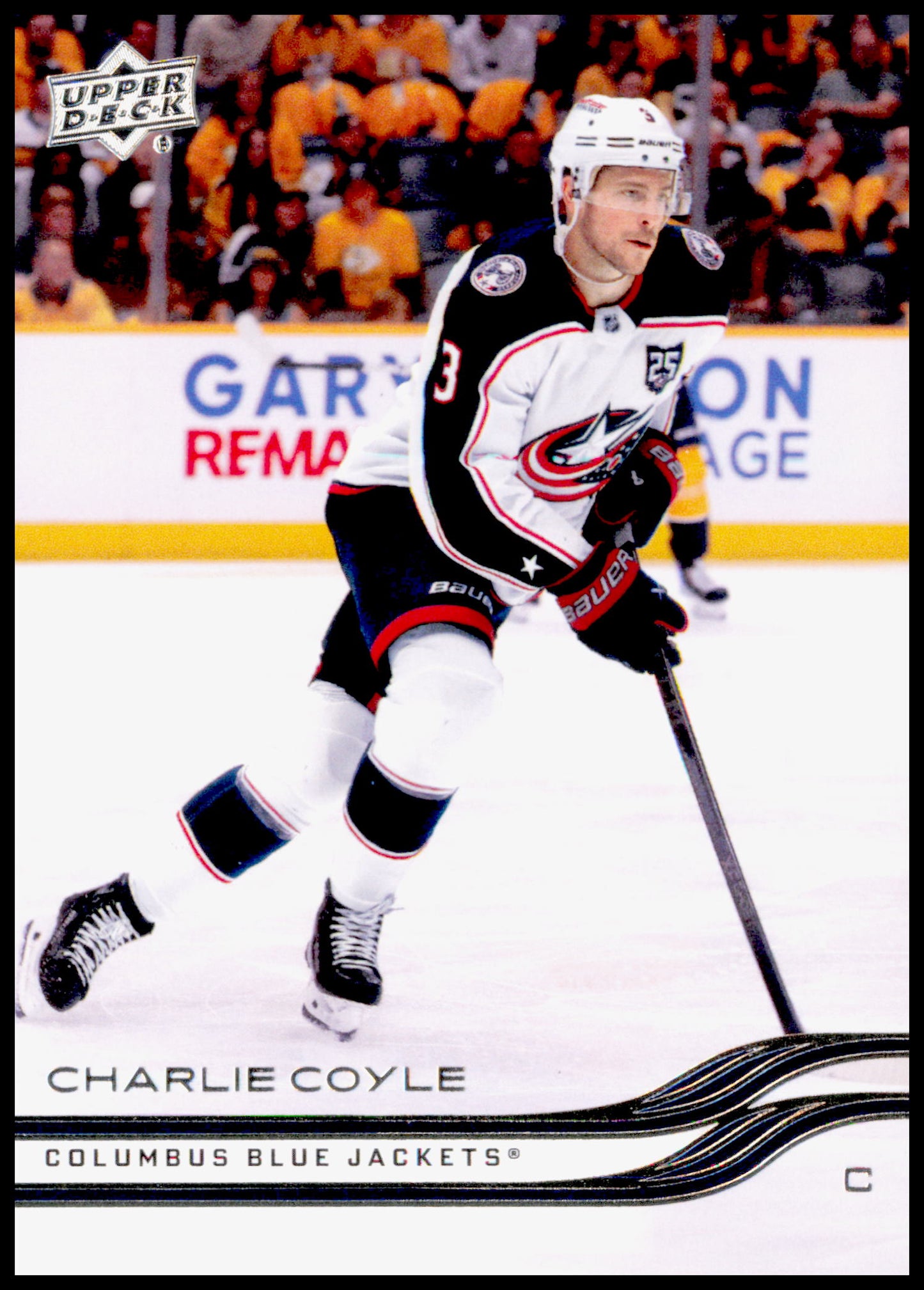 2025-26 Upper Deck Charlie Coyle Card Columbus Blue Jackets