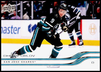 2025-26 Upper Deck Dmitry Orlov Card San Jose Sharks