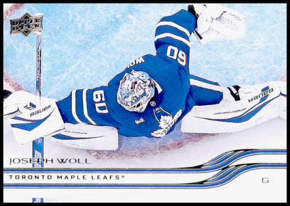 2025-26 Upper Deck Joseph Woll Card Toronto Maple Leafs