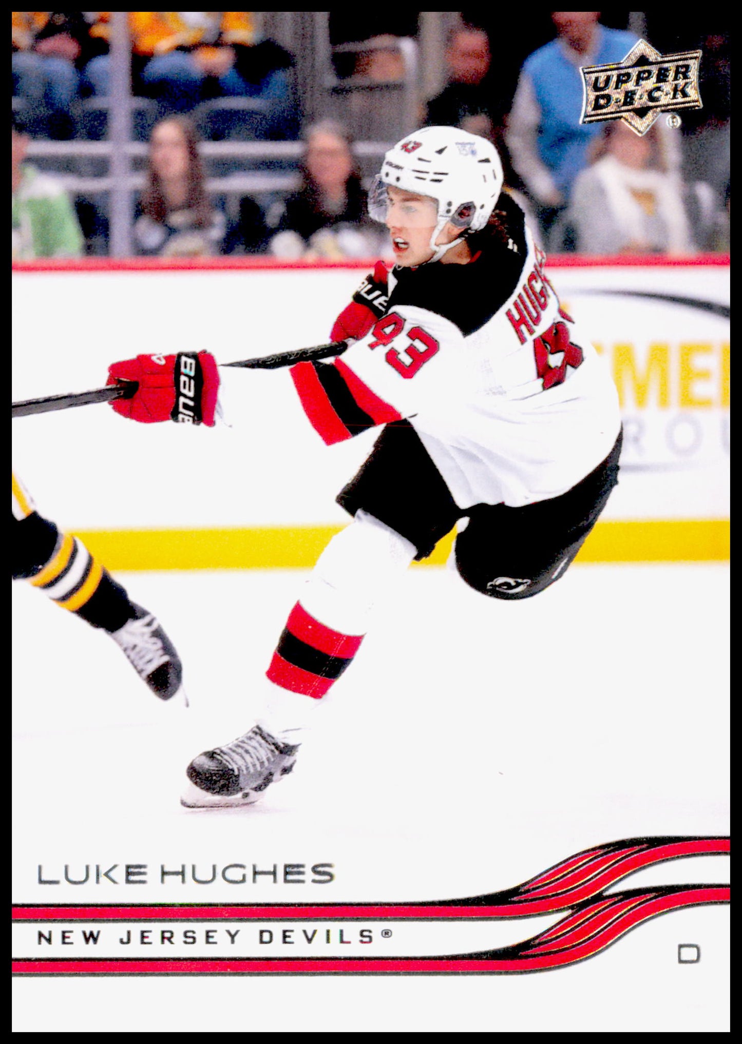 2025-26 Upper Deck Luke Hughes Card New Jersey Devils