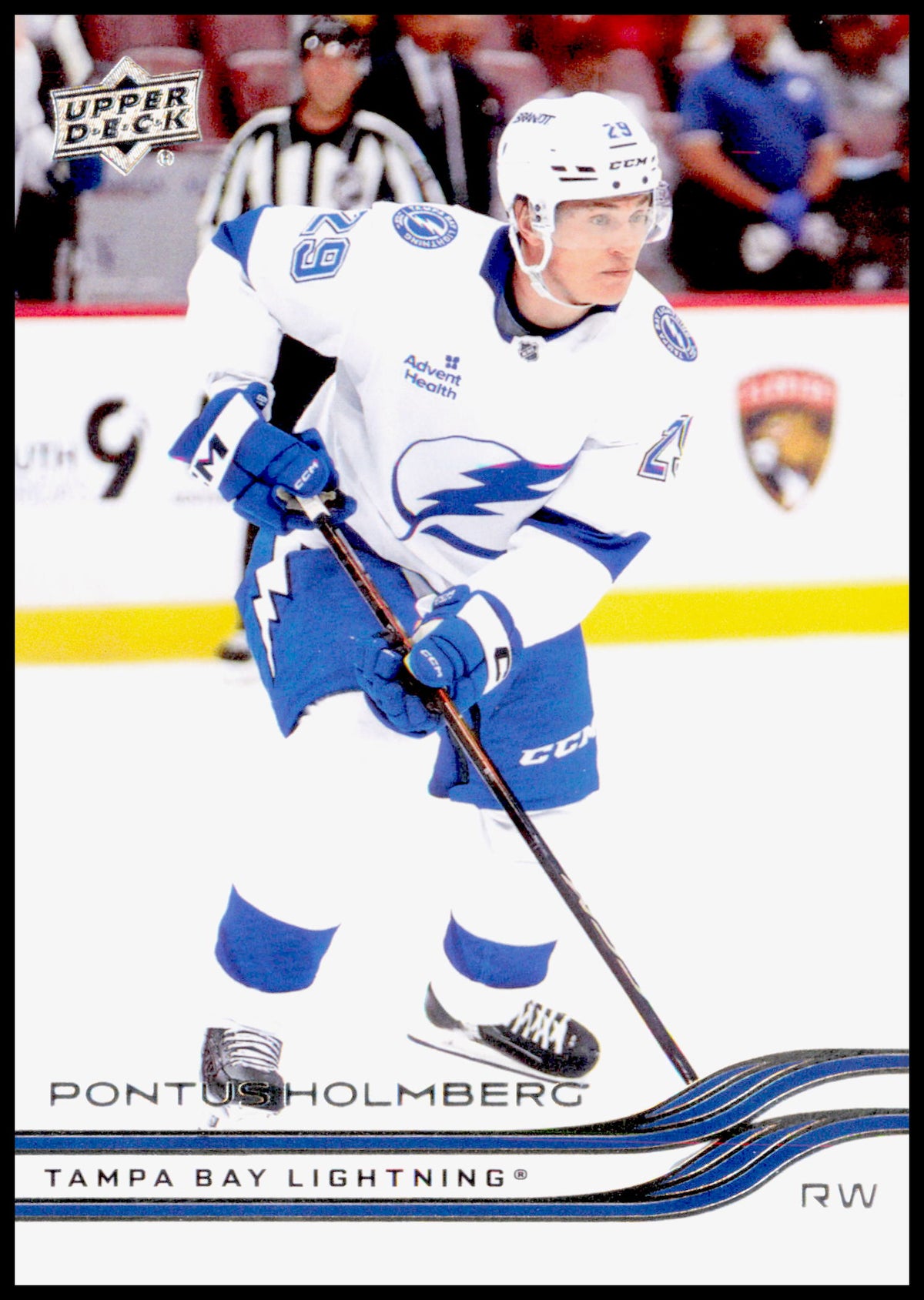 2025-26 Upper Deck Pontus Holmberg Card Tampa Bay Lightning