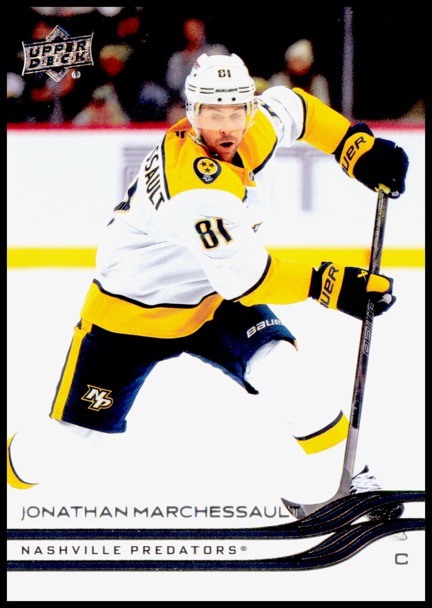 2025-26 Upper Deck Jonathan Marchessault Card Nashville Predators