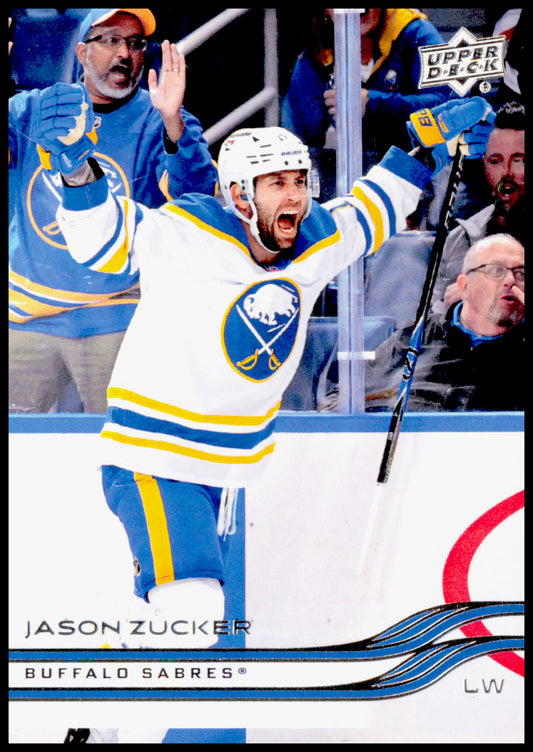 2025-26 Upper Deck Jason Zucker Card Buffalo Sabres