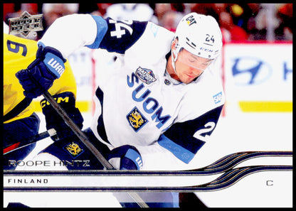 2025-26 Upper Deck Roope Hintz Card Finland
