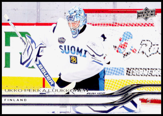 2025-26 Upper Deck Ukko-Pekka Luukkonen Card Finland