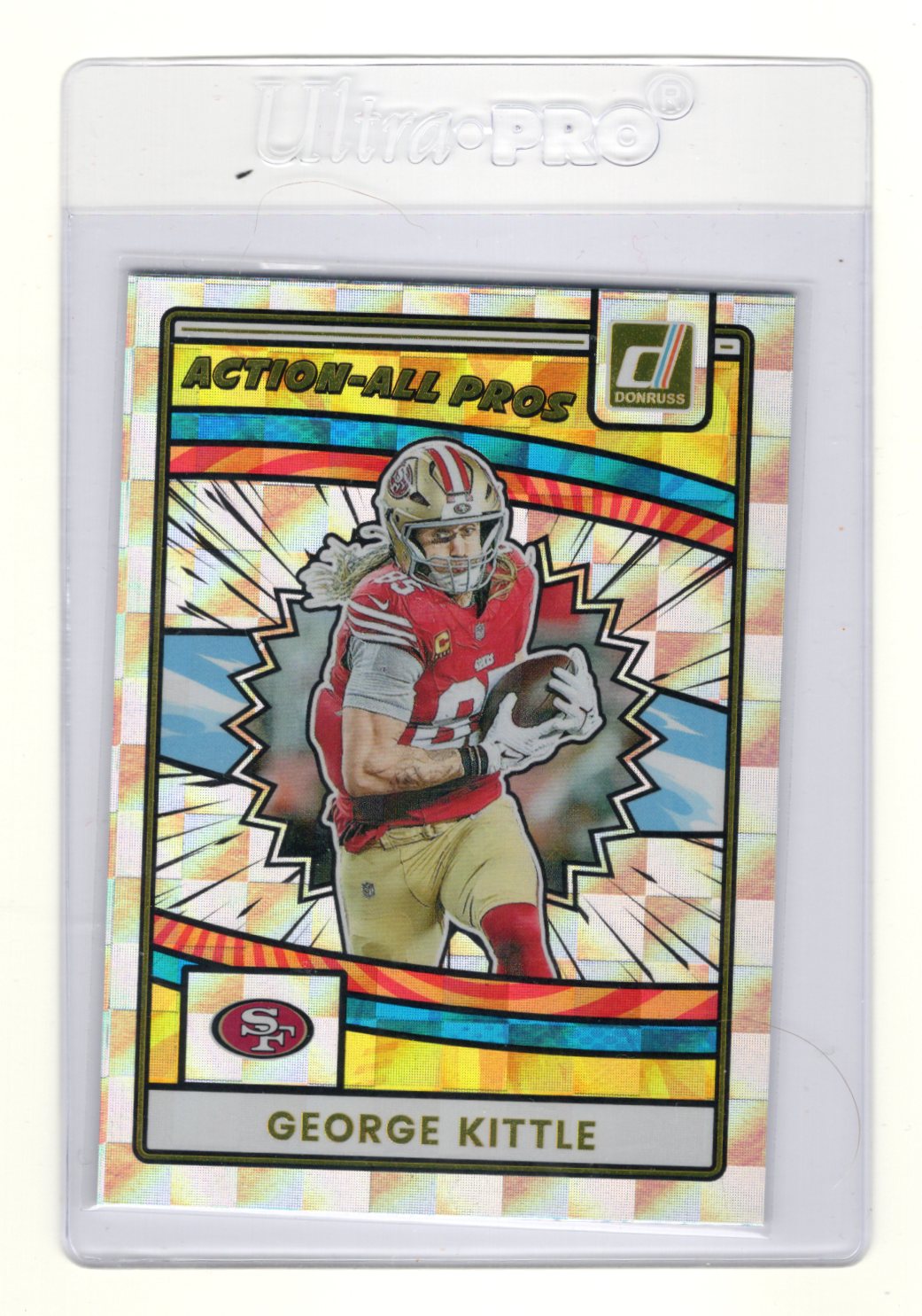 2025 Donruss George Kittle Card Action-All Pros San Francisco 49ers
