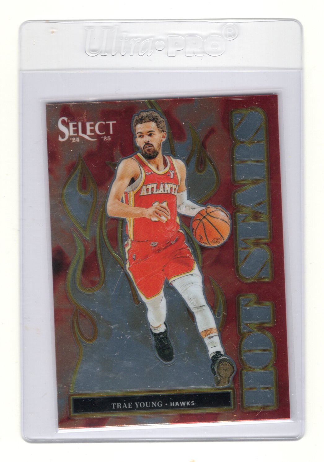 2024-25 Panini Select Trae Young Card Hot Stars Atlanta Hawks