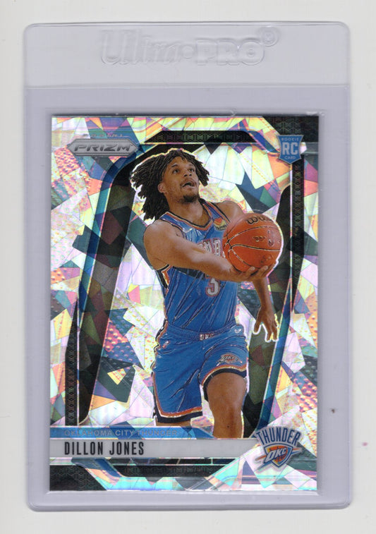 2024-25 Panini Prizm Dillon Jones Card Prizms Ice Oklahoma City Thunder