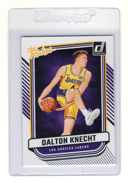 2024-25 Donruss Dalton Knecht Card The Rookies Los Angeles Lakers