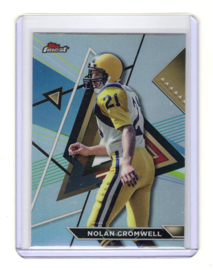 2023 Topps Composite Nolan Cromwell Card Finest Refractor Los Angeles Rams