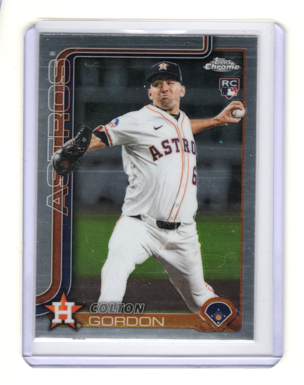 2025 Topps Chrome Update Colton Gordon Card RC Houston Astros