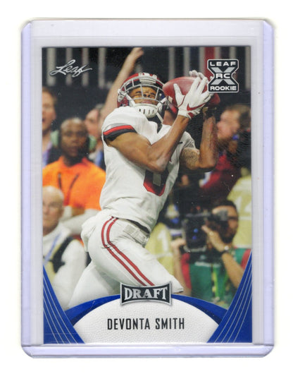 2021 Leaf Draft DeVonta Smith Card Alabama Crimson Tide