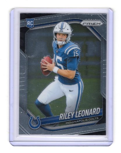 2025 Panini Prizm Riley Leonard Card RC Indianapolis Colts