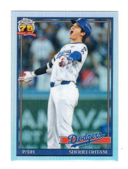2026 Topps Chrome 1991 Topps Baseball #91CB-1 Shohei Ohtani Dodgers Insert
